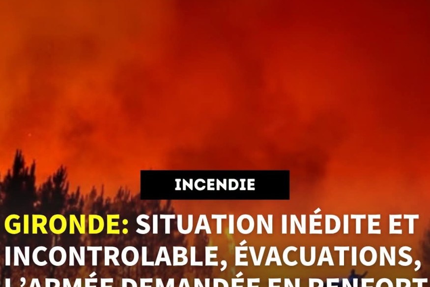 EN GIRONDE INCENDIES